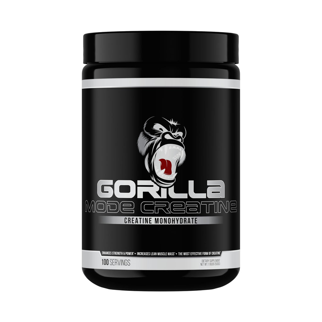 Gorilla Mode Creatine — Micronized Monohydrate | 5g Clinical Dose · 100 Servings