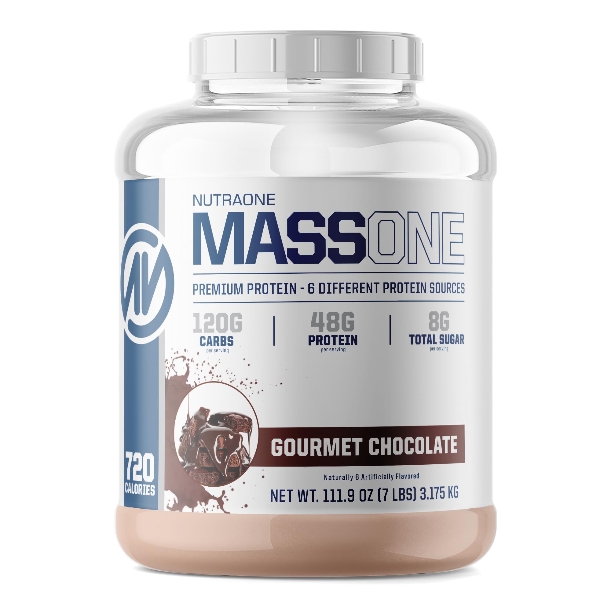 NutraOne MassOne — Gourmet Chocolate | 7 lbs