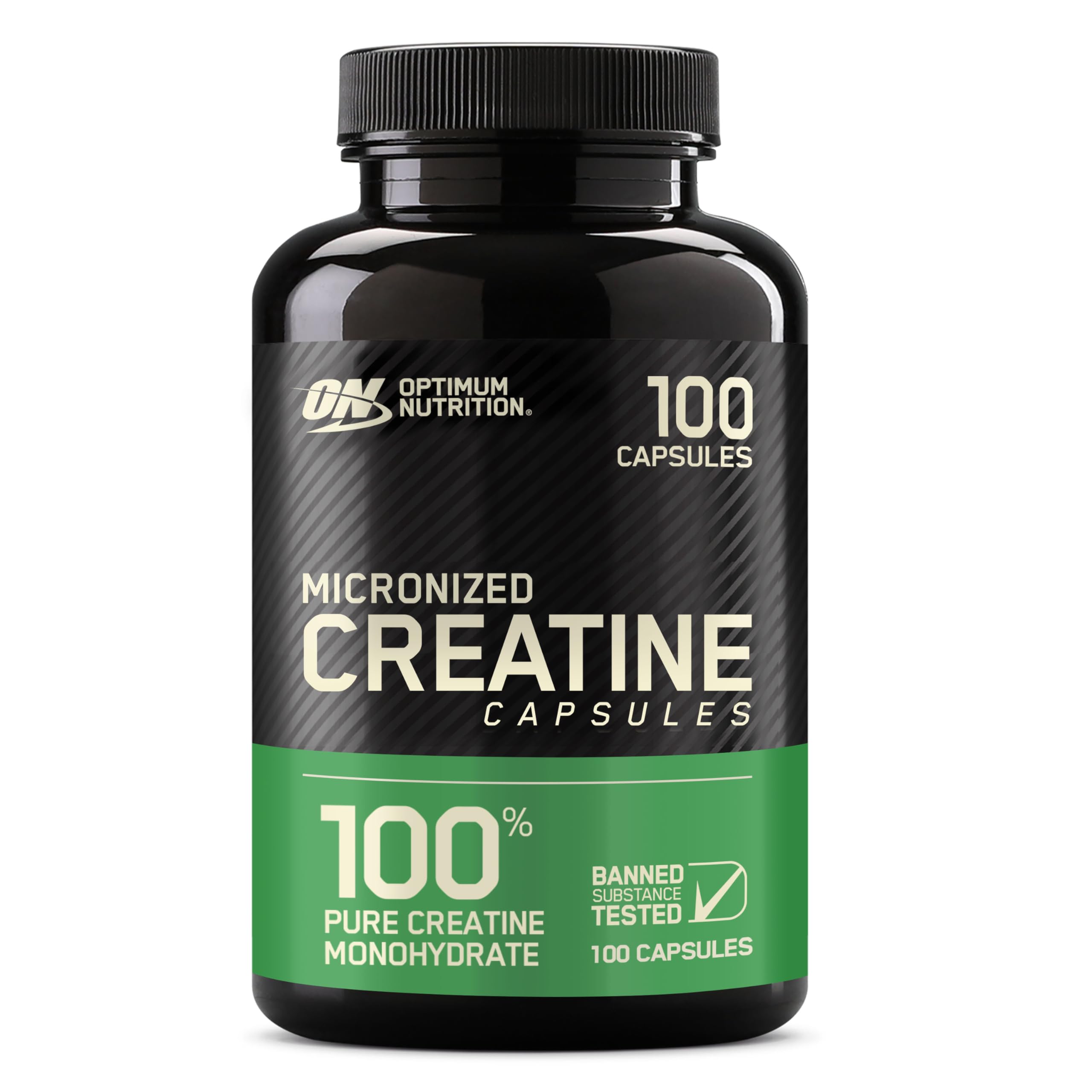 Optimum Nutrition Micronized Creatine Capsules | 2,500mg / 100 caps