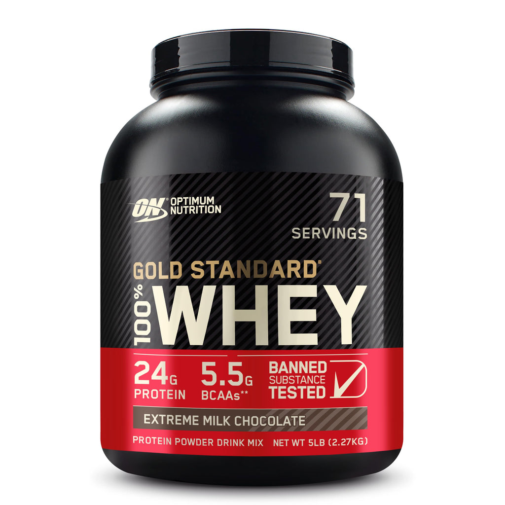 Optimum Nutrition Gold Standard 100% Whey — Double Rich Chocolate | 24g Protein, 5 lbs